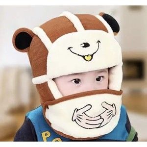 Winter Warm Hat and Face Cover for Baby Toddler - NEW